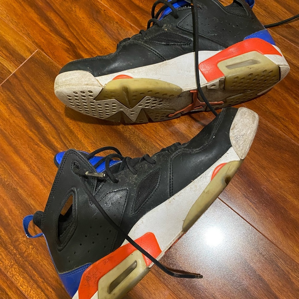 Nike Air Jordan Knick 91 Men’s Shoes Black and Blue High-Top Sneakers size 9.5” - Picture 11 of 11